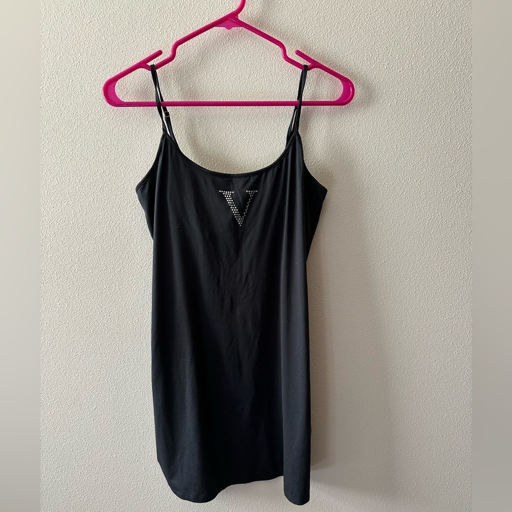 Vintage Y2K Victoria’s Secret rhinestone mini cami slip dress size medium - Picture 2 of 10